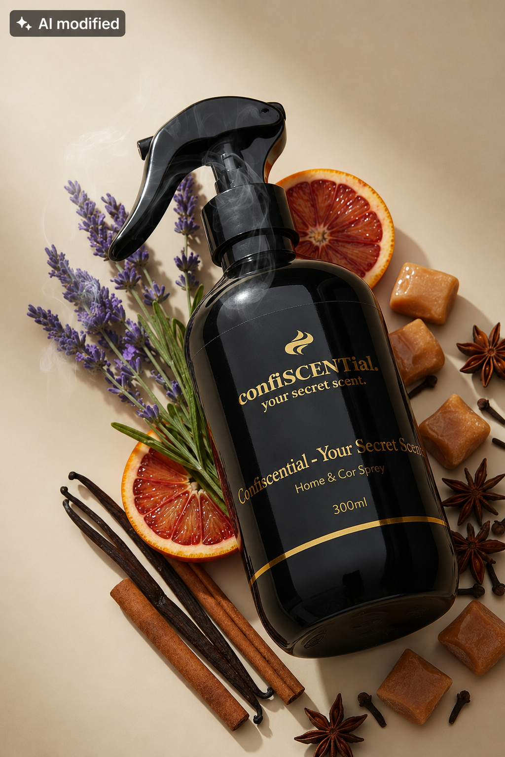 Lufterfrischer, Raum- und Autospray No⁴ | Zitrusgold | Unisex